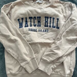 Just Hoods Beige crewneck